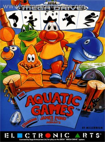 Cover Aquatic Games - Starring James Pond, The for Genesis - Mega Drive